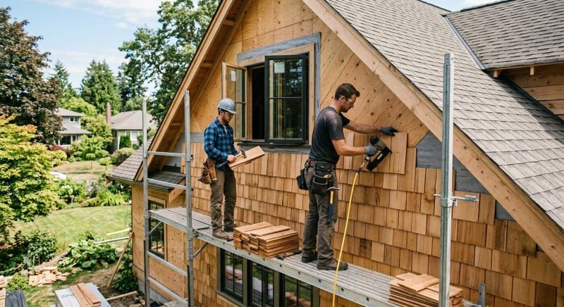 Cedar Siding Installation in Limerick, ME