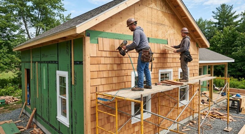 Cedar Siding Installation in South Berwick, ME