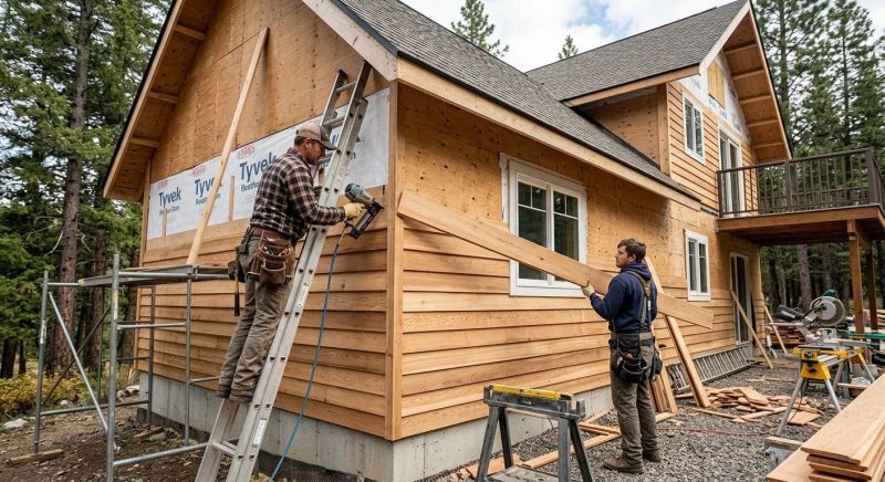 Cedar Siding Installation in Waterboro, ME