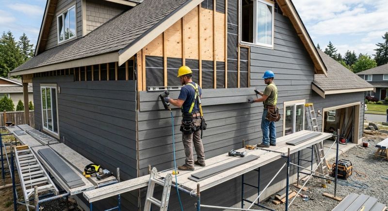 Cement Siding Installation in Saco, ME