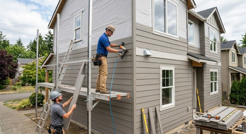 Cement Siding Installation in South Portland, ME