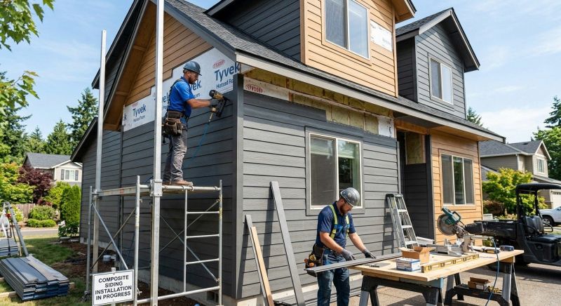 Composite Siding Installation in North Berwick, ME