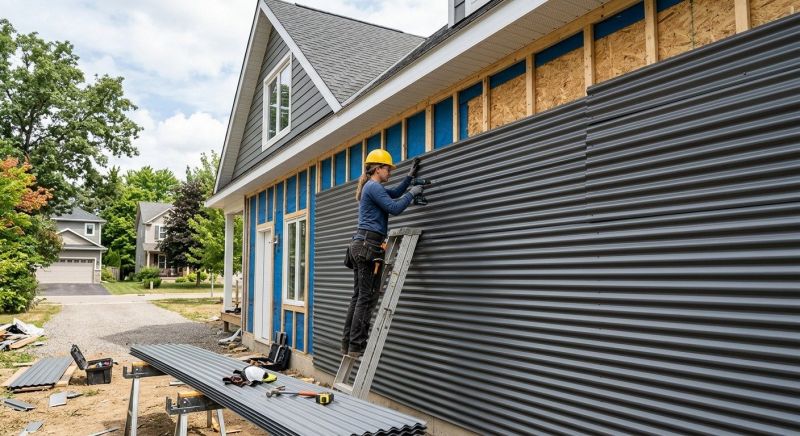 Corrugated Siding Installation in Kennebunkport, ME