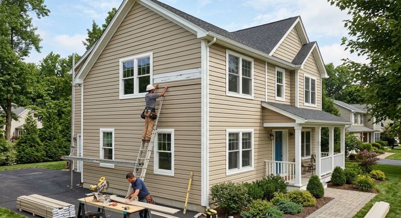 Dutch Lap Siding Installation in Kennebunkport, ME