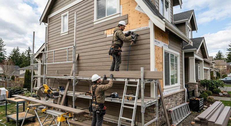 Engineered Siding Installation in Kennebunkport, ME