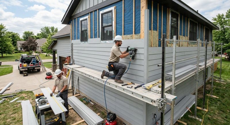 Fiber Cement Installation in Wells, ME