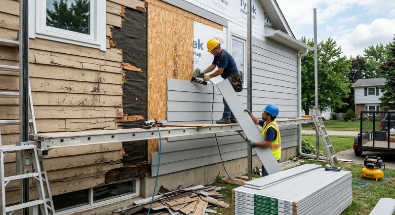 Fiber Siding Installation in Portland, ME