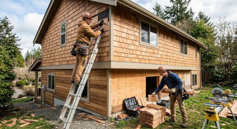 Hardwood Siding Installation in Eliot, ME