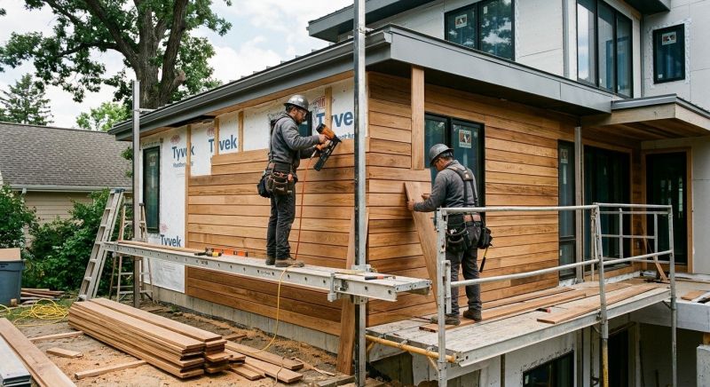 Hardwood Siding Installation in Old Orchard Beach, ME