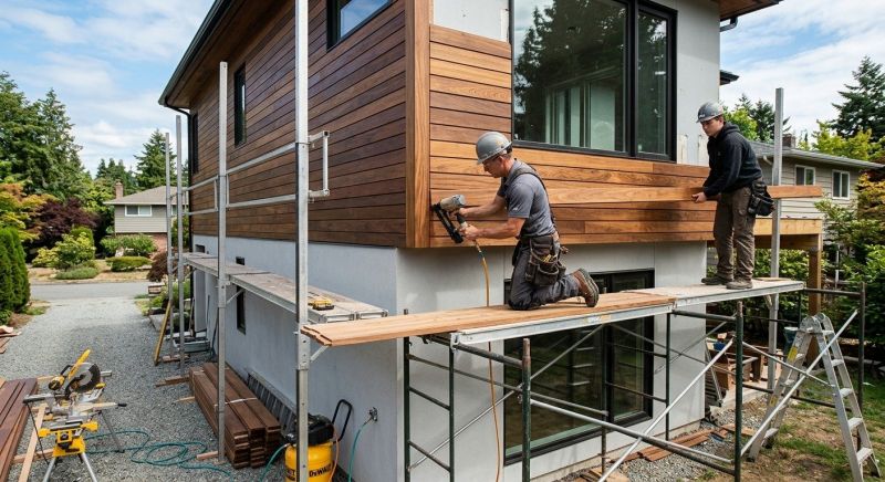 Hardwood Siding Installation in York, ME