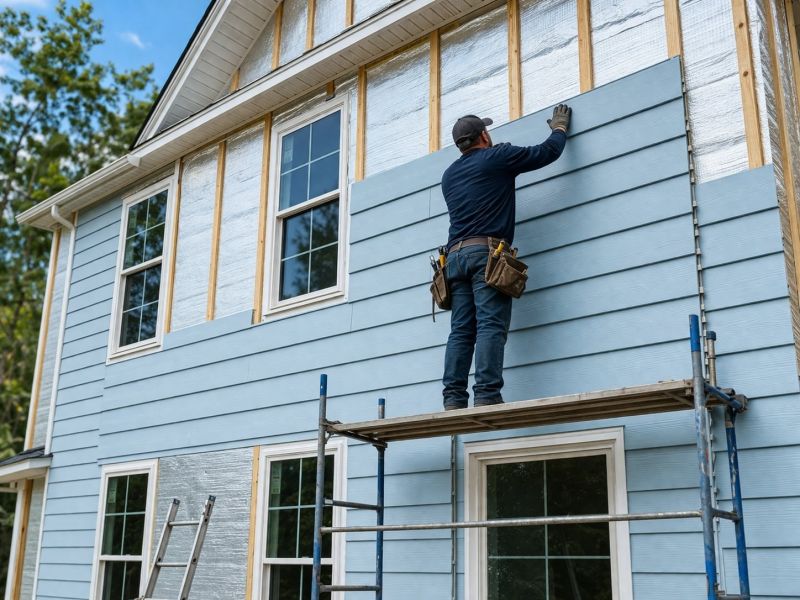 Insulated Siding Installation in North Waterboro, ME