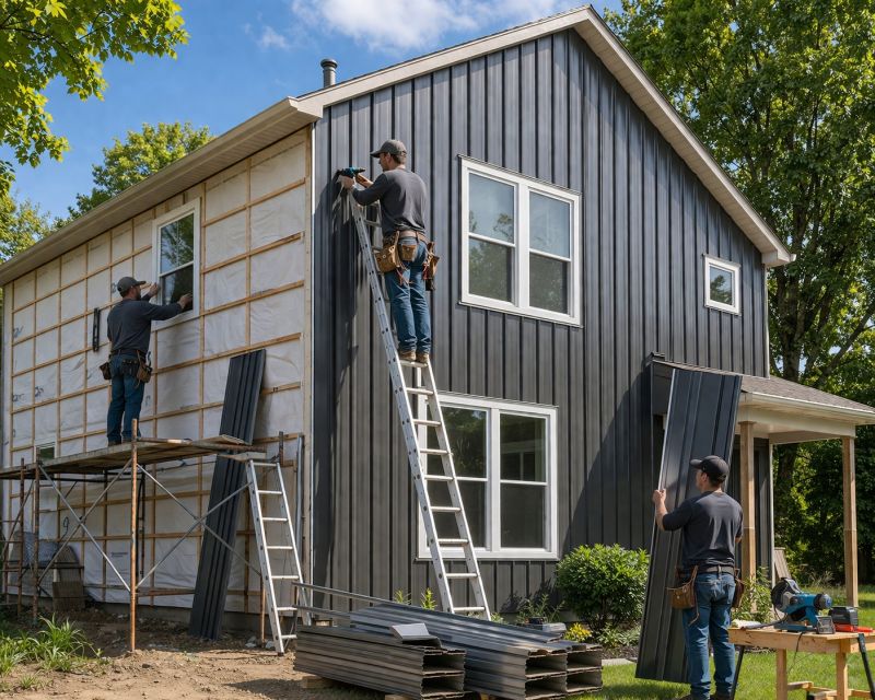 Metal Siding Installation in Biddeford, ME