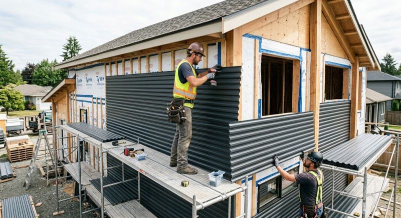 Metal Siding Installation in Lebanon, ME