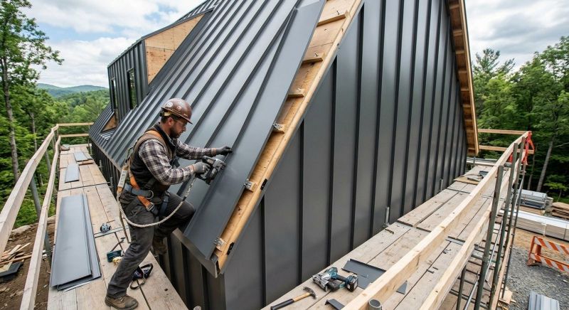 Metal Siding Installation in Portland, ME