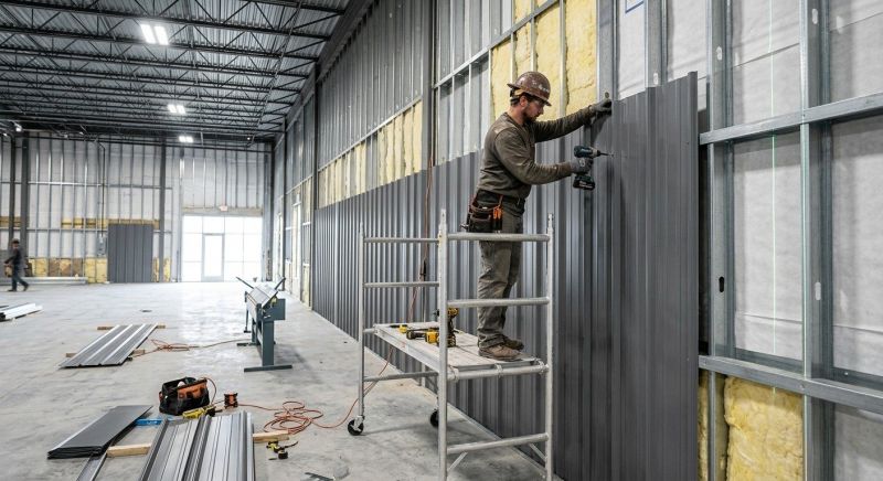 Metal Siding Installation in Wells, ME