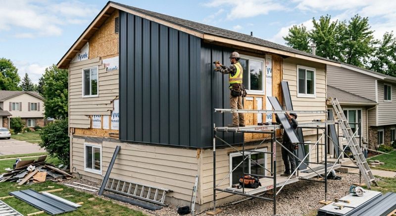 Metal Siding Replacement in Sanford, ME