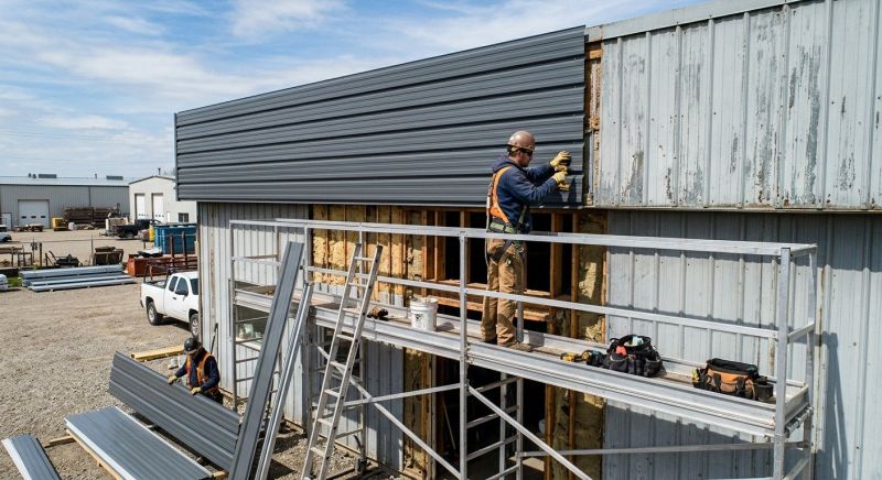 Metal Siding Replacement in South Portland, ME