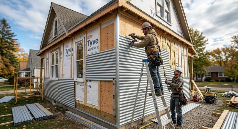 Metal Siding Replacement in Wells, ME