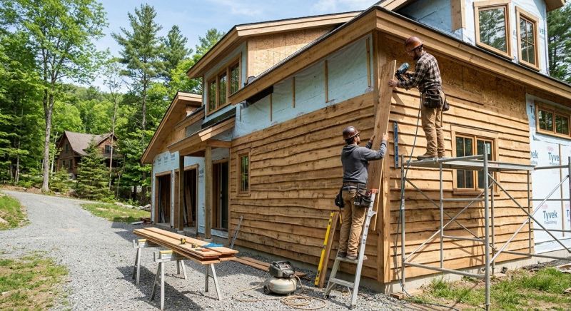 Rustic Siding Installation in Kennebunkport, ME