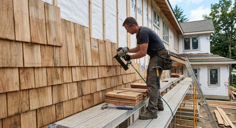 Shake Siding Installation in Kennebunkport, ME