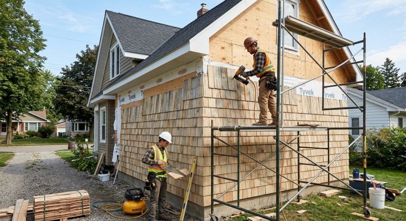 Shake Siding Installation in Scarborough, ME