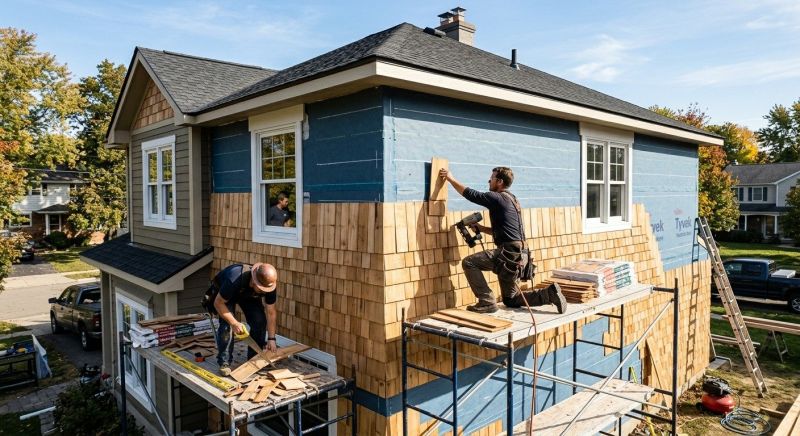 Shingle Siding Installation in Kennebunkport, ME