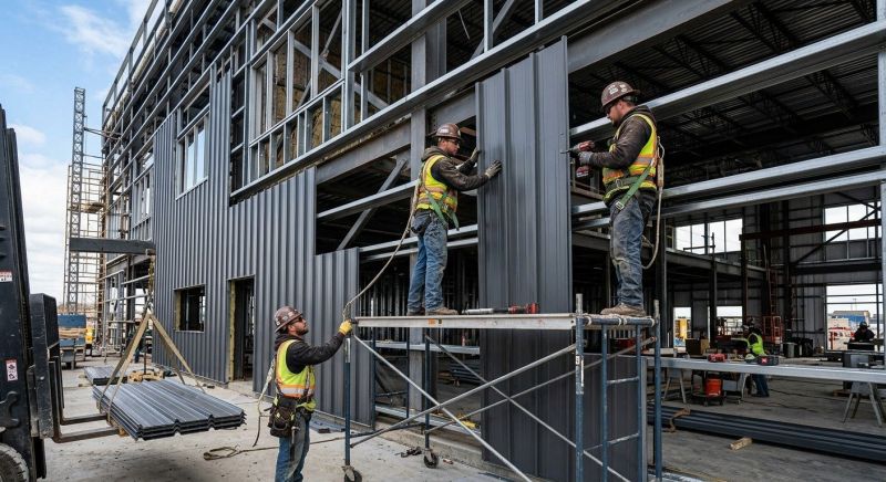 Steel Cladding Installation in Kennebunkport, ME