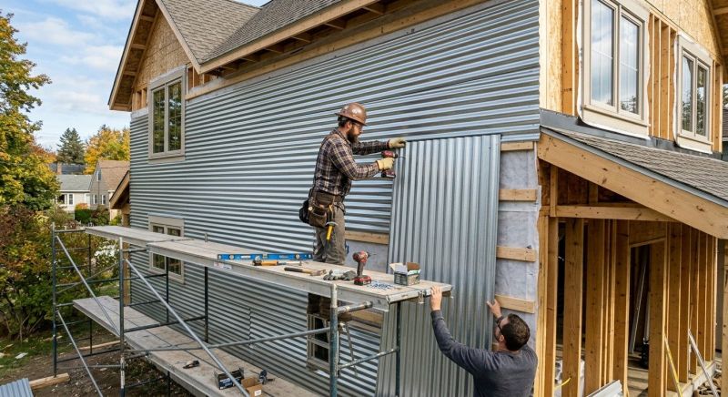 Tin Siding Installation in Kennebunkport, ME