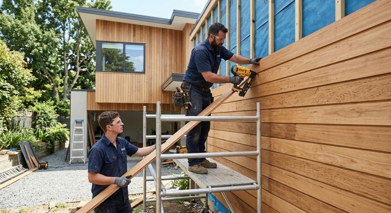 Wood Cladding Installation in East Waterboro, ME