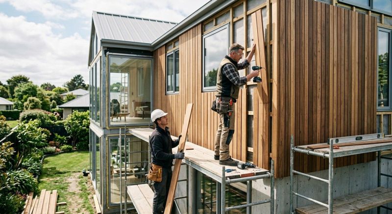 Wood Cladding Installation in Waterboro, ME