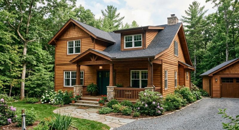 Wood Plank Siding Installation in Kennebunkport, ME