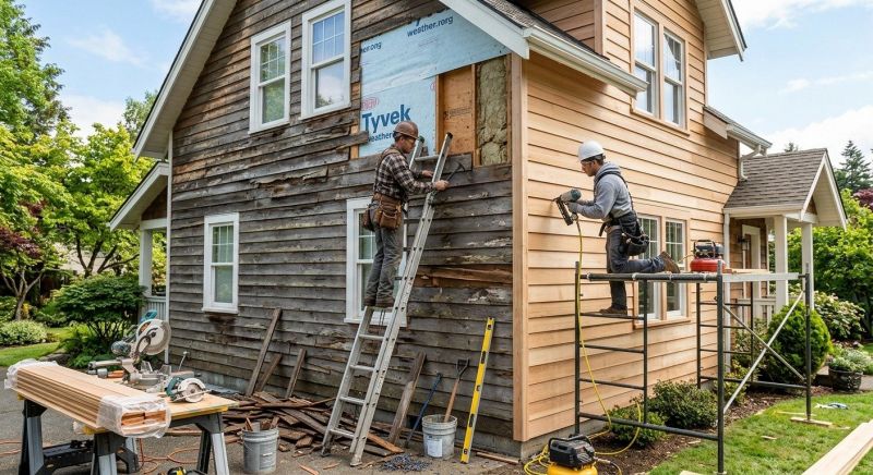 Wood Siding Installation in Buxton, ME