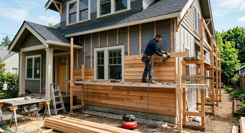 Wood Siding Replacement in Portland, ME