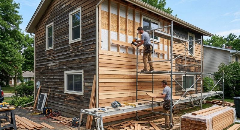 Wood Siding Replacement in South Portland, ME